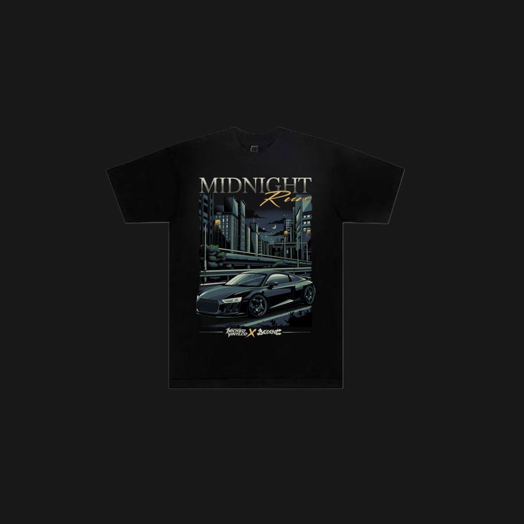 WICKED X DECENT MIDNIGHT RUN TEE (FRESNO CC EXCLUSIVE)
