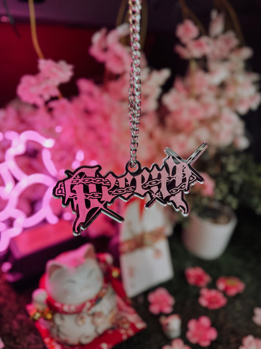 CHAINS LOGO REAR VIEW MIRROR CHAIN